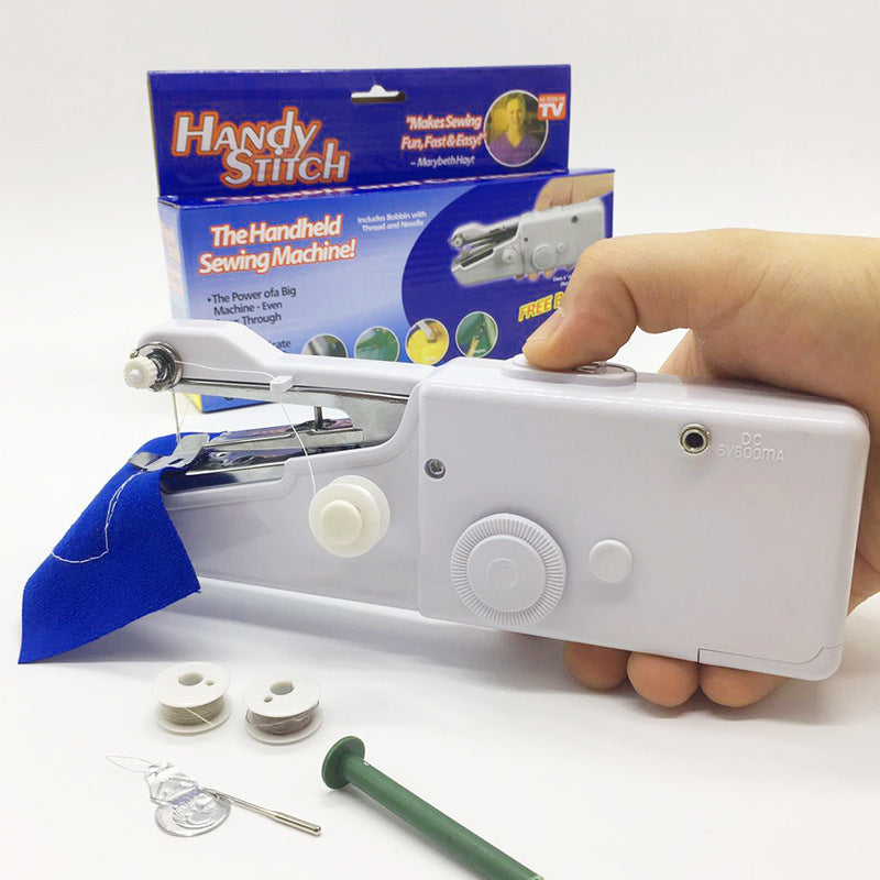 Portable Handheld Sewing Machine for Quick Repairs and Crafting