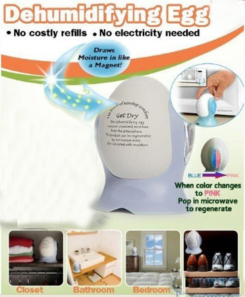 Portable Wireless Dehumidifier for Home and Office Moisture Control