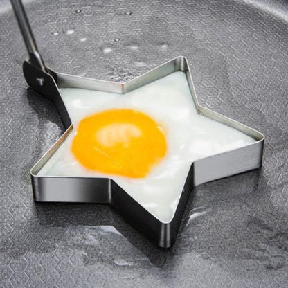 Star Shaped Egg Rings Stainless Steel Moulds for Perfect Fried Eggs