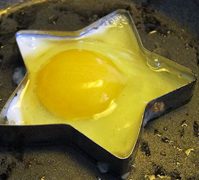 Star Shaped Egg Rings Stainless Steel Moulds for Perfect Fried Eggs