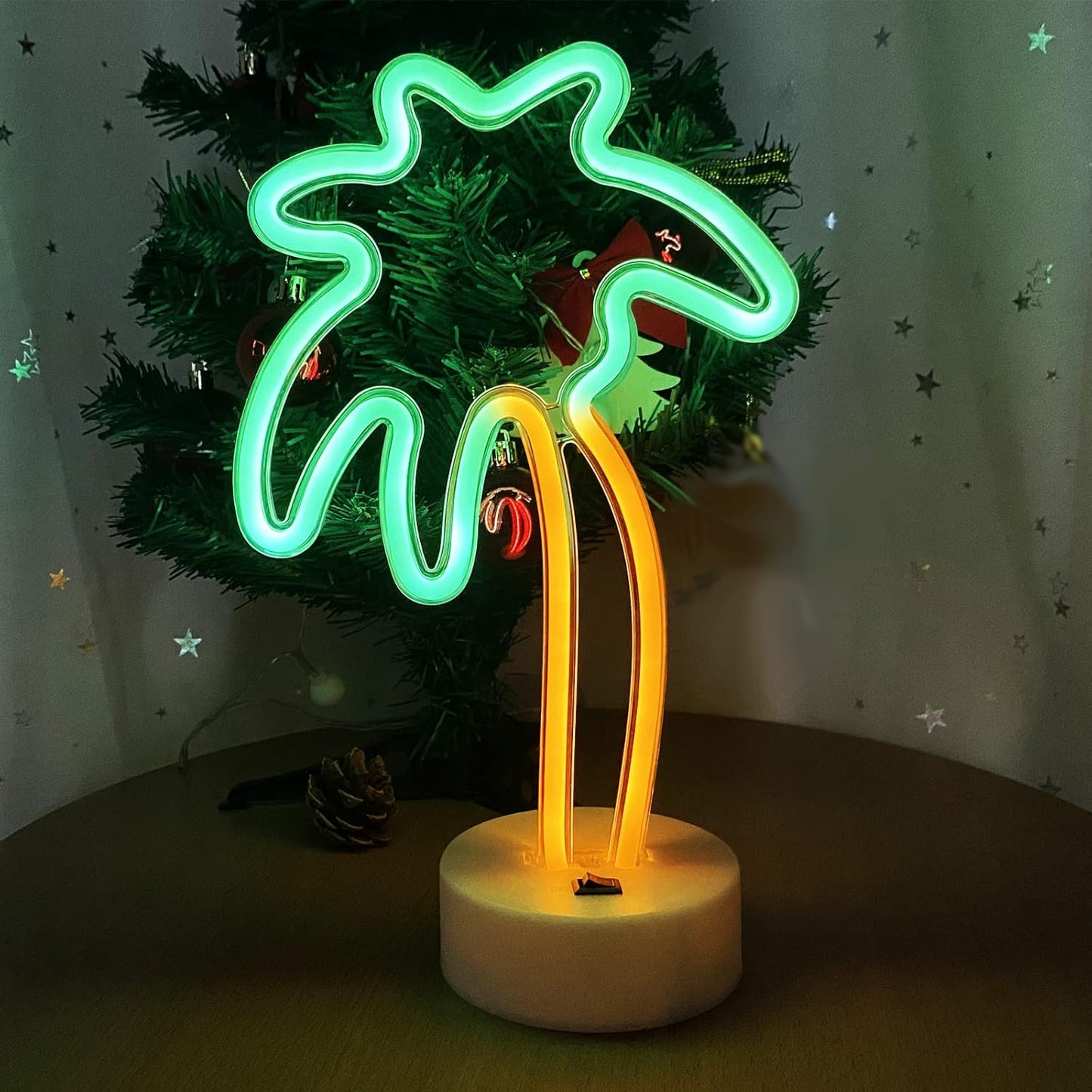 Tropical Palm Tree Neon LED Night Light Lamp for Home Decor