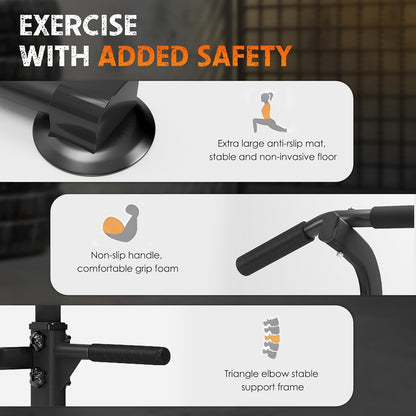 Adjustable Power Tower Pull Up Dip Station Home Gym Workout