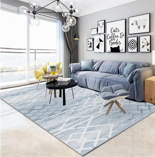 XL 300 x 200 Extra Large Modern Geometric Large Area Rug Comfortable Carpet Mat