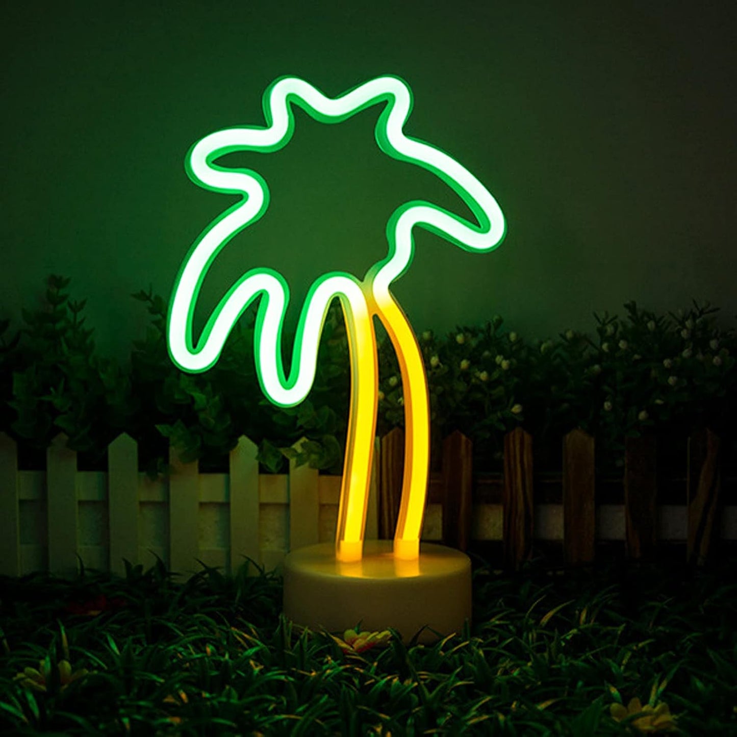 Tropical Palm Tree Neon LED Night Light Lamp for Home Decor