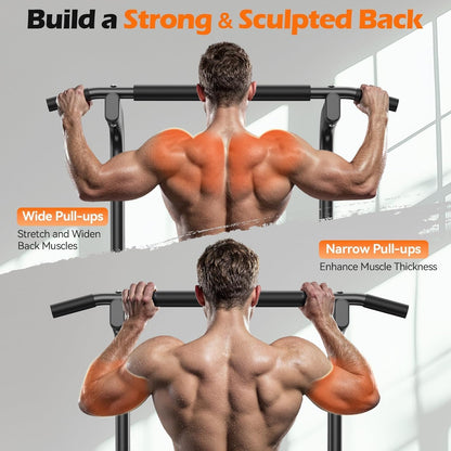 Adjustable Power Tower Pull Up Dip Station Home Gym Workout