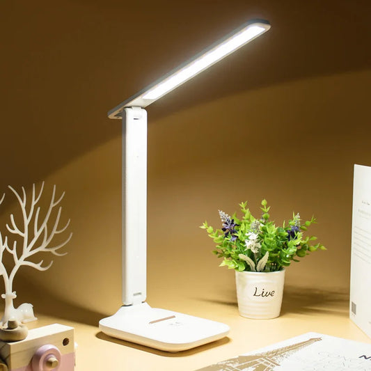 Dimmable LED Touch Control Eye-Protecting Desk Lamp for Office and Reading