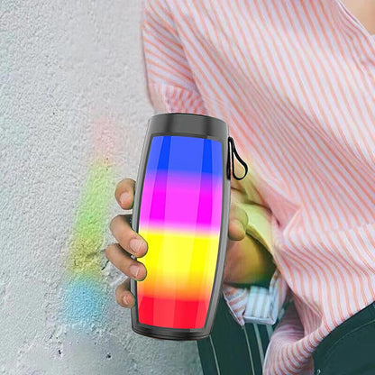 Portable Wireless Bluetooth Speaker with LED Lights and Powerful Bass