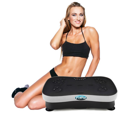 Whole Body Vibration Plate Fitness Machine Ultra Slim White