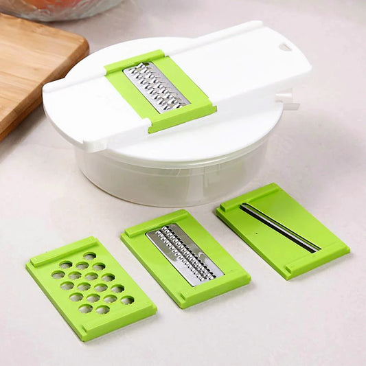 4 in 1 Multipurpose Vegetable Grater and Fruit Dicer Slicer Food Processor Cutter