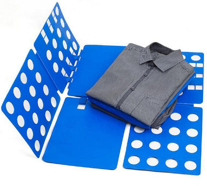 Effortless Laundry Organizer Clothes Folder Blue