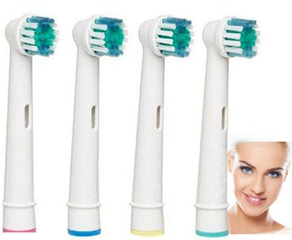 4 Pack Replacement Toothbrush Heads Compatible with Oral-B Electric Toothbrush