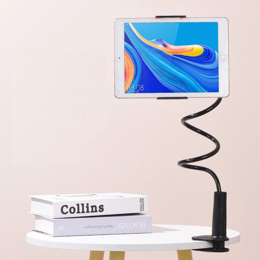 100cm Universal 360 Degree Flexible Tablet Phone Holder Bed Desk Mount Stand Black