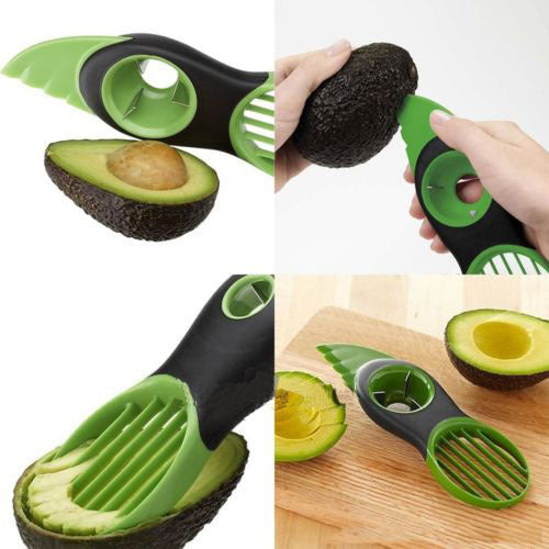 2 Pack All In One Avocado Slicer Cutter Easy Kitchen Tool