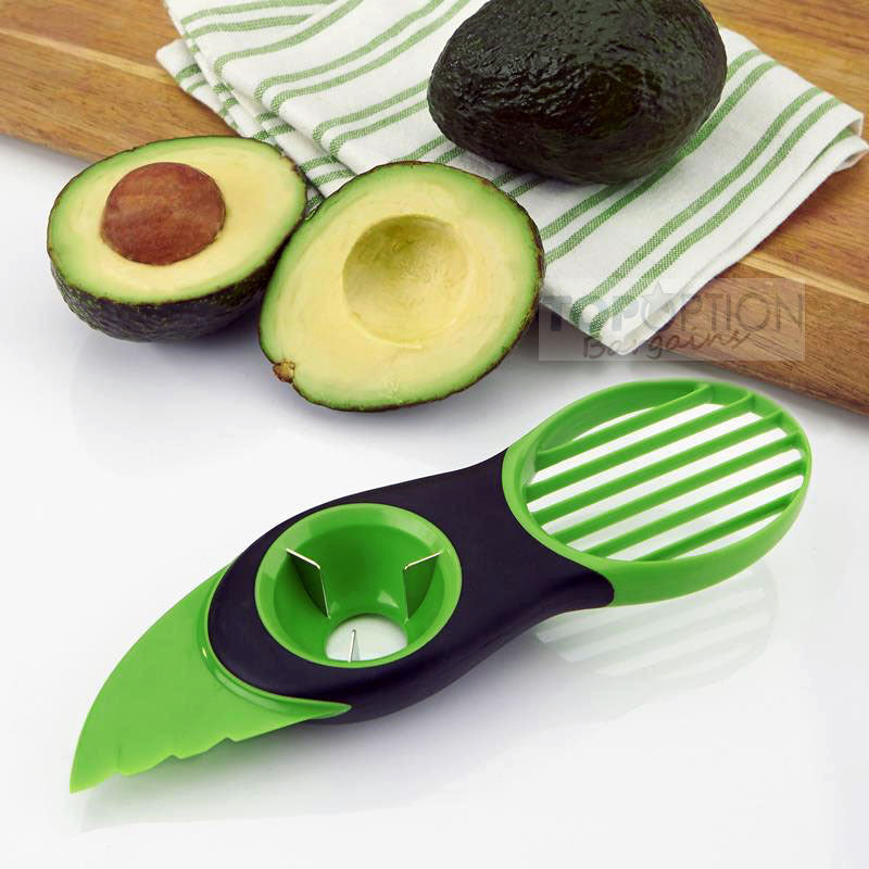 2 Pack All In One Avocado Slicer Cutter Easy Kitchen Tool