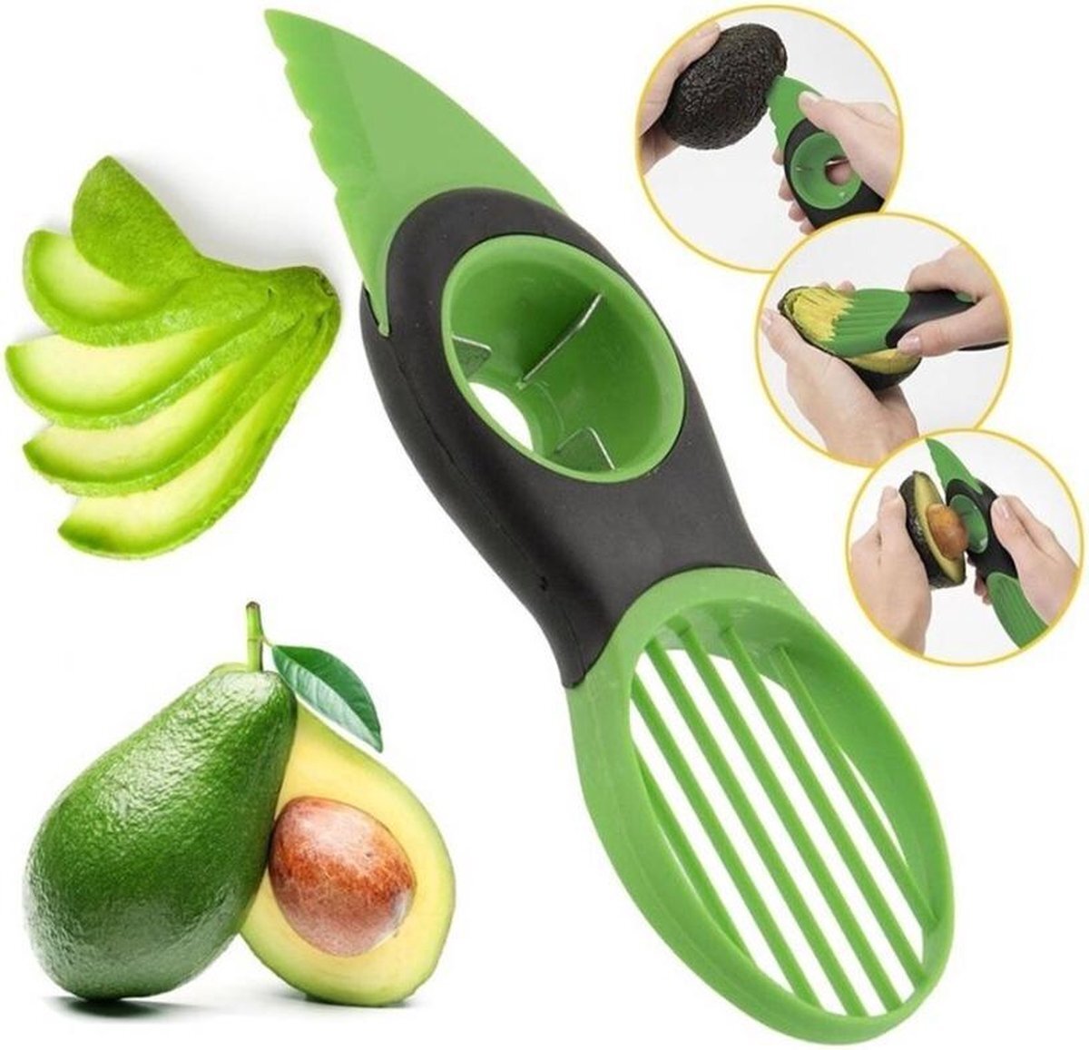 All-In-One Avocado Slicer Cutter Easy Kitchen Tool