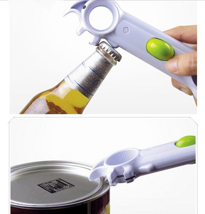 Versatile 8 In 1 Kitchen Tool for Jars Bottles and Tins