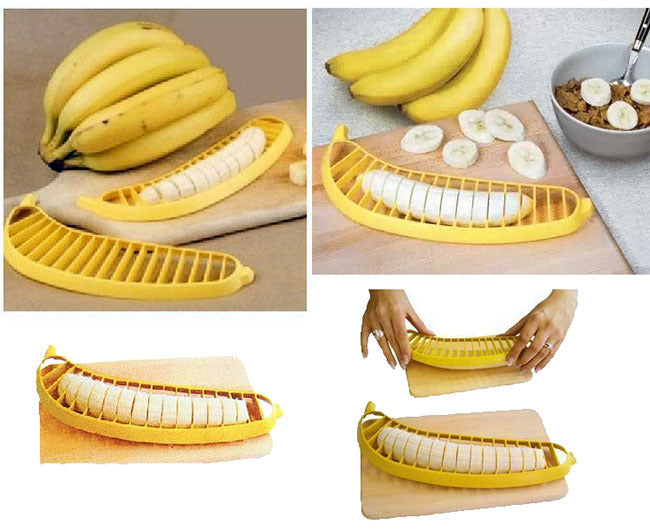 Banana Slicer Cutter Chopper Easy Kitchen Tool