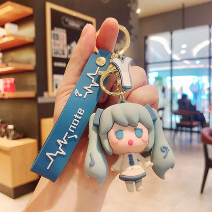 Adorable Anime Figure Keychain Pendant Toy for Bags and Keys