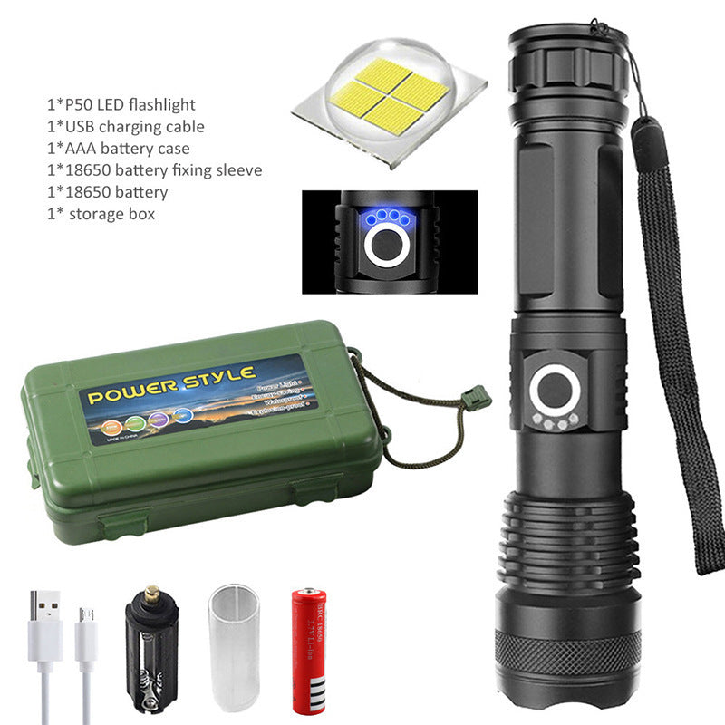 Ultra Bright High Performance Rechargeable LED Torch Kit