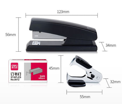 Premium Office Desktop Stapler Set with Staples and Staple Remover