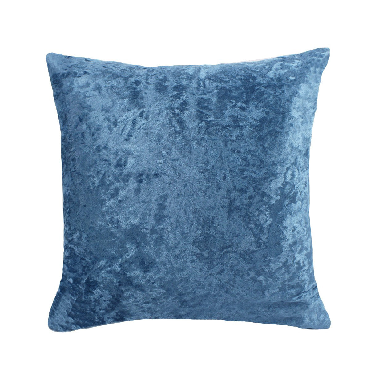 Luxurious Velvet Soft Plush Cushion Throw Pillow Blue