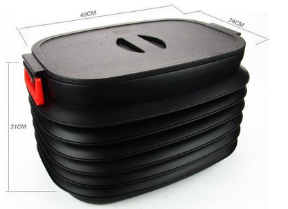 10L Collapsible Boot Organiser Folding Water Storage Bucket Portable and Compact