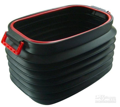 10L Collapsible Boot Organiser Folding Water Storage Bucket Portable and Compact