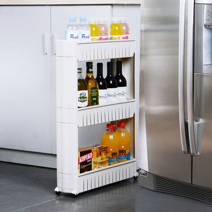 3 Tier Rolling Bottle Storage Shelf for Smart Space Organization