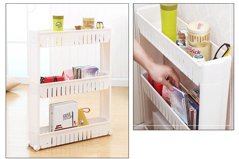 3 Tier Rolling Bottle Storage Shelf for Smart Space Organization