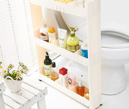 3 Tier Rolling Bottle Storage Shelf for Smart Space Organization