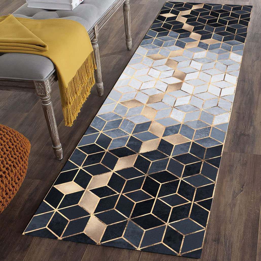 80 x 300 Elegant Non-Slip Hallway Runner Rug for Modern Homes