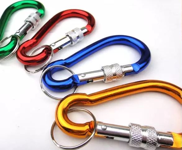 12 Pack Large Screw Lock Carabiner Clips with Key Holder Heavy Duty