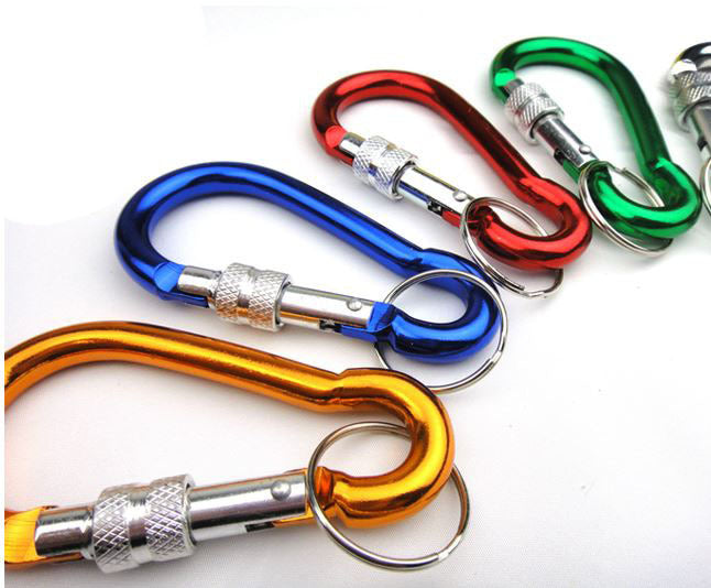 12 Pack Large Screw Lock Carabiner Clips with Key Holder Heavy Duty