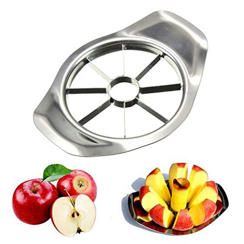 Pack of 2 Stainless Steel Apple Slicer Corer Cutter Easy Fruit Prep Tool