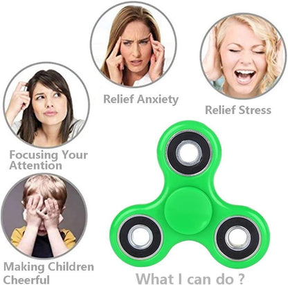 Fun Fidget Spinner Toy Green