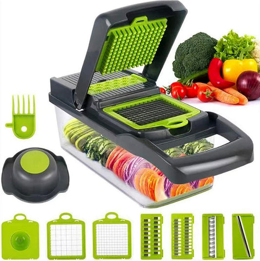 Ultimate 15 in 1 Vegetable Chopper Dicer Grater Slicer Food Processor