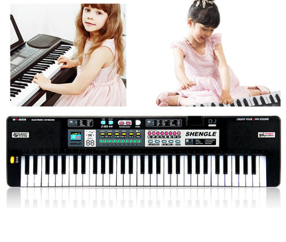 61 Keys Deluxe Electronic Musical Keyboard Toy Piano for Kids and Beginners