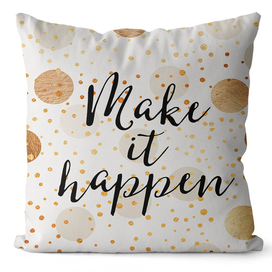 Deluxe Inspirational Cushion Decorative Pillowcase Throw Pillow Cover