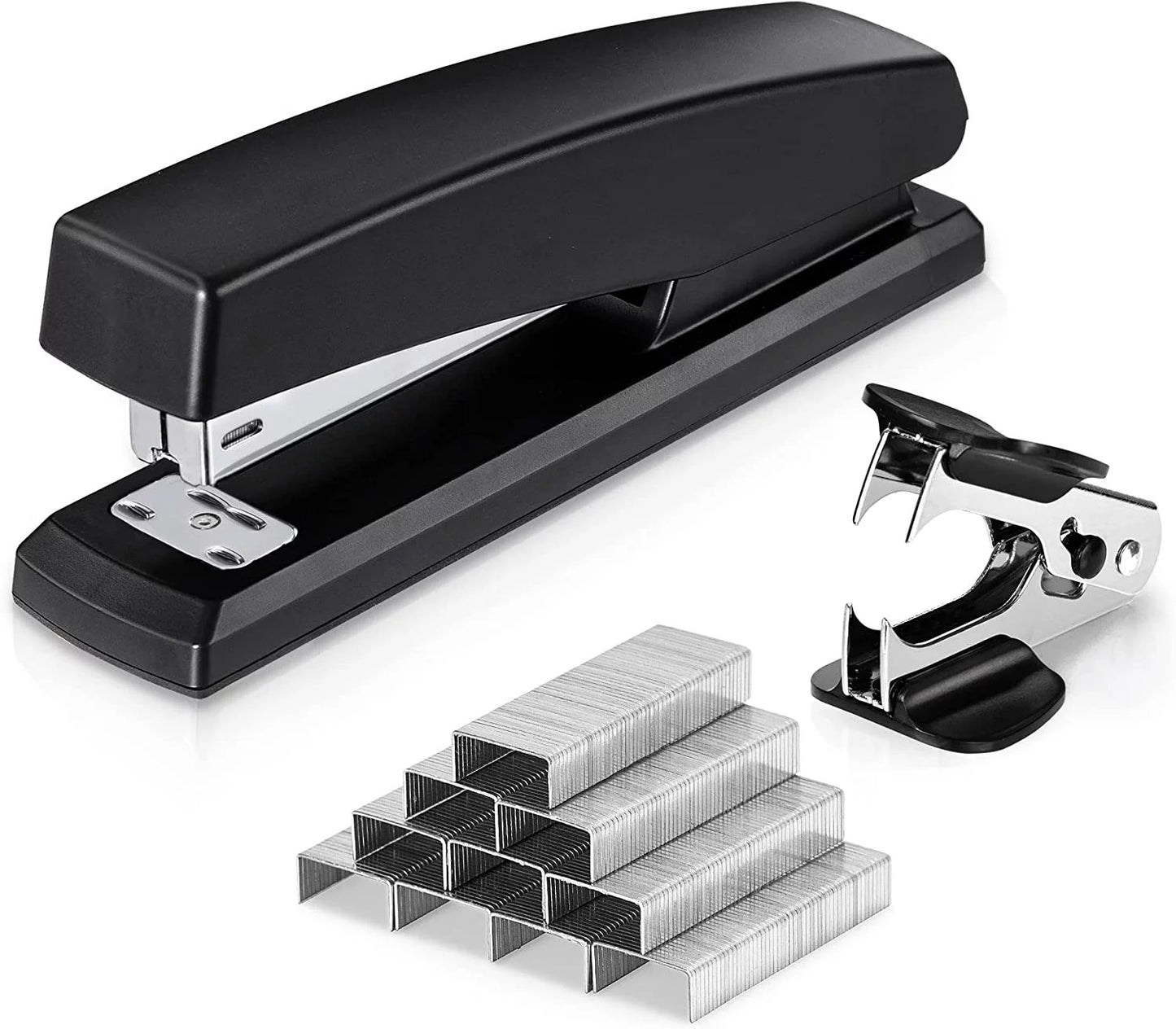 Premium Office Desktop Stapler Set with Staples and Staple Remover