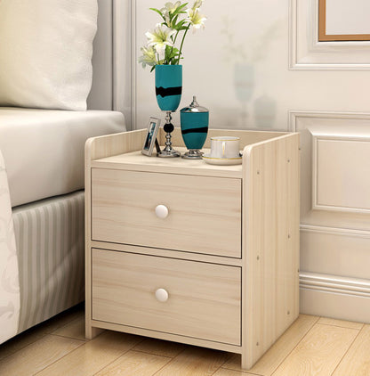 Elegant White Oak Bedside Table for Modern Bedrooms