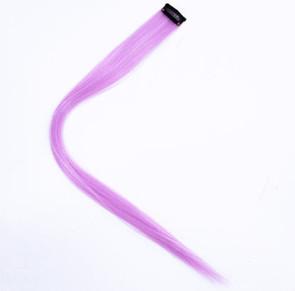 Vibrant Lilac Instant Clip In Hair Extension Highlight