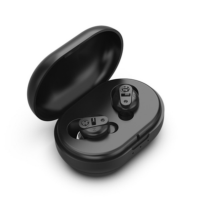 Rechargeable Wireless Hearing Aid with Advanced Noise Canceling Technology