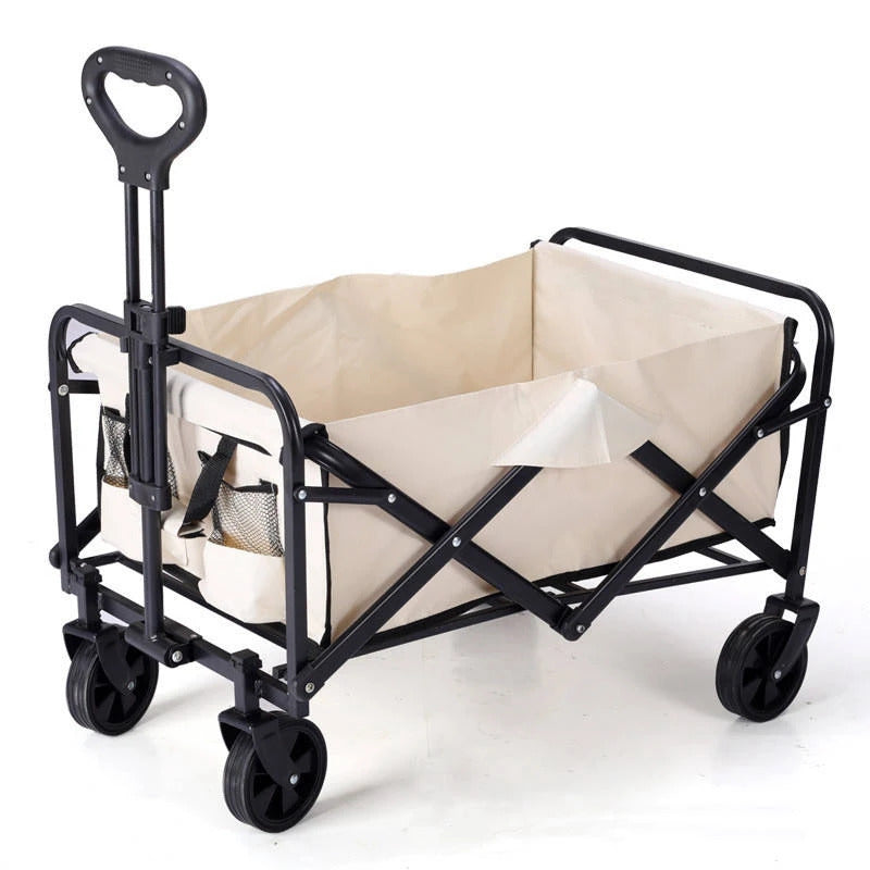 Heavy Duty Outdoor Folding Beach Cart Utility Garden Camping Wagon