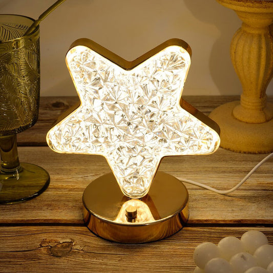 Crystal Diamond LED Cordless Night Light for Luxury Ambiance