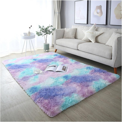 XL 300 x 200 Dreamy Shag Rug Soft and Cozy Purple