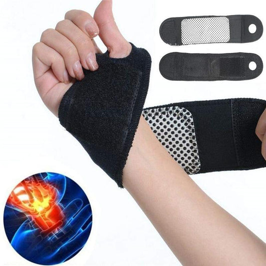 Magnetic Tourmaline Self Heating Wrist Support Brace for Pain Relief