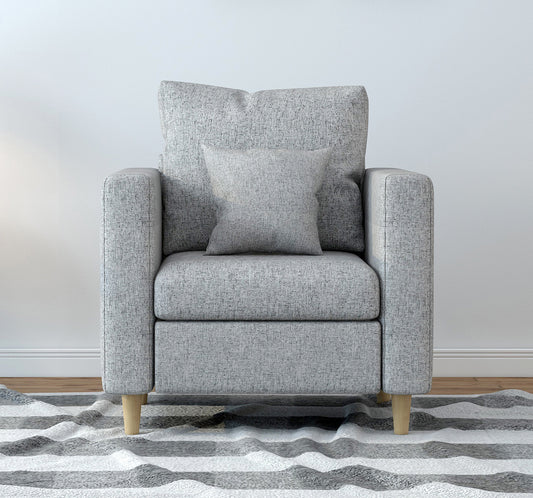 Single Seater Sofa Lounge Modern Grey