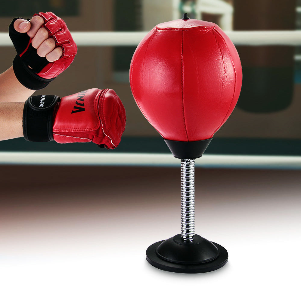 Desktop Punching Bag Stress Relief Boxing Stand for Office and Home