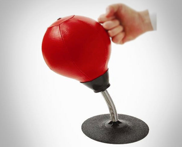 Desktop Punching Bag Stress Relief Boxing Stand for Office and Home