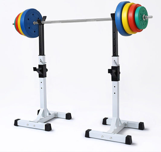 Adjustable Squat Rack Bench Press Weight Lifting Stand for Home Gym Fitness